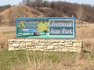 Frontenac State Park Sign