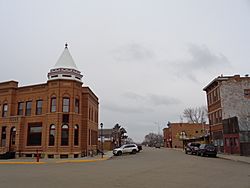 Main and Deadwood streets in Fort Pierre, South Dakota