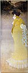 Georges de feure, allegoria di un'arte applicata, olio su tela, 1900, 02