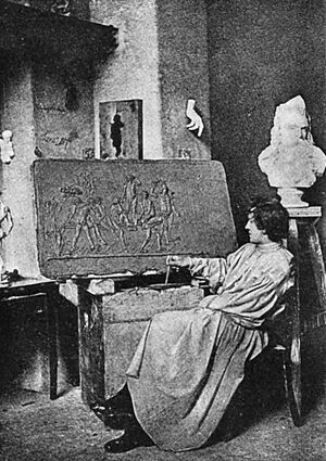 Gerhart Hauptmann as a Sculptor