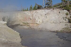 Green Dragon Spring at Norris Geyser Basin in Yellowstone