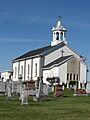 Holy Family Church, Frenchtown, vertical