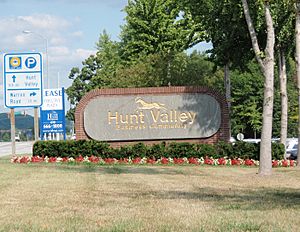 Hunt Valley Business Community sign