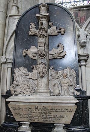 John Baker monument, Westminster Abbey
