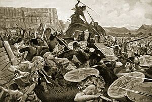 John Harris Valda - The Battle of Aquae Sextiae in 102 BC.jpg