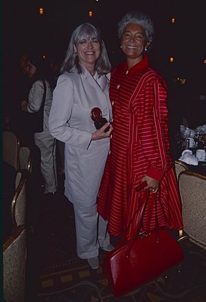 Judith James and Camille Cosby, May 2000