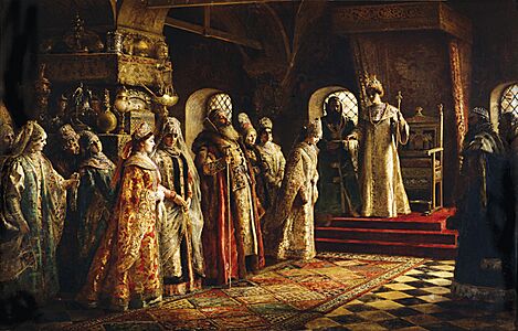 Konstantin Makovsky - Escogiendo la novia