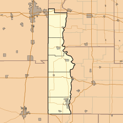Bono is located in Vermillion County, Indiana