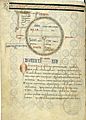 Mapamundi (c. 990) del Códice de Roda, f. 200v