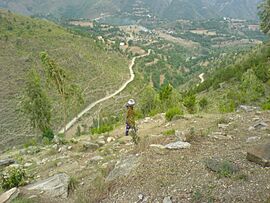 Martung woman fetching water