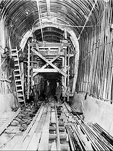 Moffat Tunnel construction done