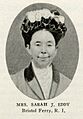 Mrs Sarah Jane Eddy, Bristol Ferry, R.I