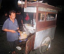 Nasi Goreng Travelling Vendor in Jakarta