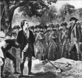 Nathan Hale hanged by British 1776