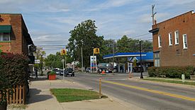 Intersection of Hannan and Huron River Drive