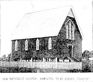New Methodist church, Hamilton, to be opened shortly, 1911
