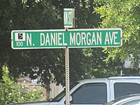 North Daniel Morgan Avenue sign in Spartanburg, SC IMG 4841