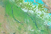 North India June 2013 satellite postflood