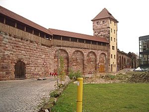 Nuremberg city wall north part east maxtor inner f w