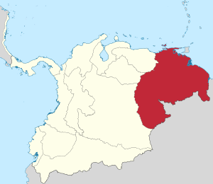 Location of Orinoco Department