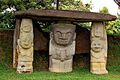 Parque Arqueológico de San Agustín - tomb of a deity with supporting warriors