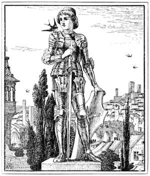 Plate 1 of The Happy Prince and Other Tales (1888)