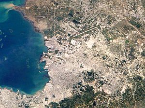 Port-au-Prince from space