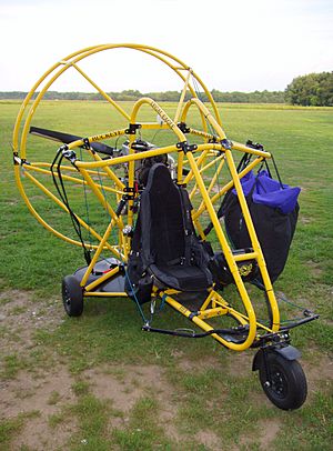 Powered-parachute-stowed