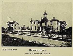 Russell Hall and the Warden's home, Bishop Payne Divinity School