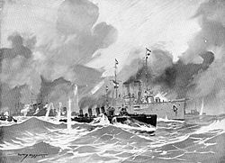 SMS ZENTA und SMS ULAN im Gefecht vor Castellastual. Adria, am 16. August 1914.jpg