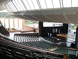 Santa Fe Opera interior view from section 10