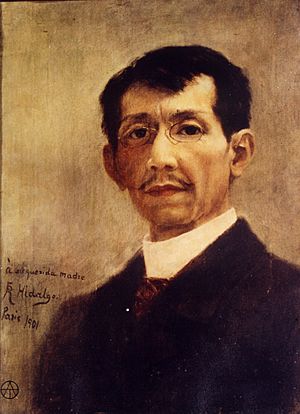 Self portrait of Félix Resurrección Hidalgo.jpg