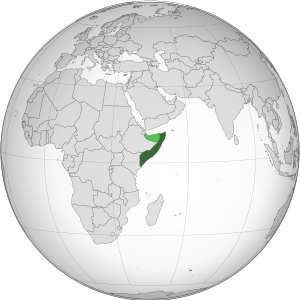 Somalia (orthographic projection)