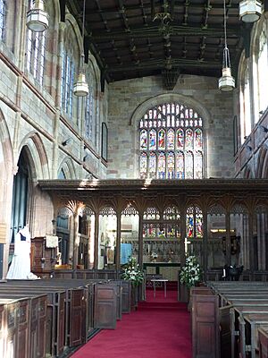 St Mary Church, Astbury (interior) 02