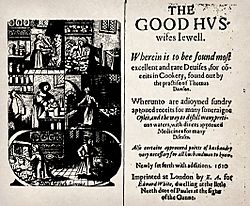 The Good Huswifes Jewell Frontispiece 1610
