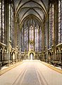 The Holy Chapel, interior, Paris, France, ca. 1890-1900