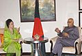 The Leader of Opposition Shri L.K. Advani calls on the Prime Minister of Bangladesh Ms Khaleda Zia, in New Delhi on March 22, 2006
