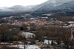 Valgañón in winter