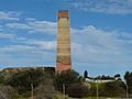 Wallaroo copper smelter chimney