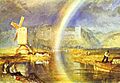 William Turner. Arundel Castle, with Rainbow. c. 1824. Watercolour on paper. British Museum