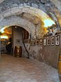 Wine Storage in an Underground Wine Cave in Aranda de Duero, Spain