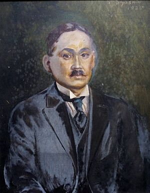 Yoshio Markino self-portrait, oil on canvas,ca. 1920 .jpg