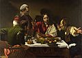 1602-3 Caravaggio,Supper at Emmaus National Gallery, London