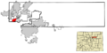 Adams County Colorado Incorporated and Unincorporated areas North Washington Highlighted