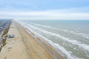 Aerial view of the North Sea, Zandvoort, the Netherlands (47980173173)