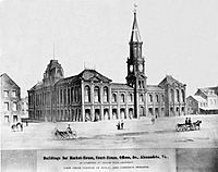 Alexandria City Hall in 1871