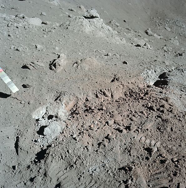 Apollo 17 orange soil