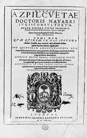 Azpilcueta, Martin de – Consilia et responsa, 1594 – BEIC 14160564