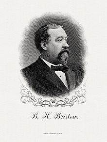 BRISTOW, Benjamin H-Treasury (BEP engraved portrait)