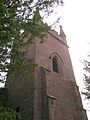 Badger church - exterior west tower